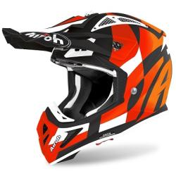 Casco AIROH AVIATOR ACE TRICK - ORANGE MATT