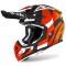 Casco AIROH AVIATOR ACE TRICK - ORANGE MATT