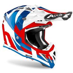 Casco AIROH AVIATOR ACE TRICK - BLUE GLOSS