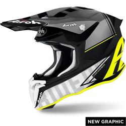 Casco AIROH TWIST TECH - YELLOW MATT