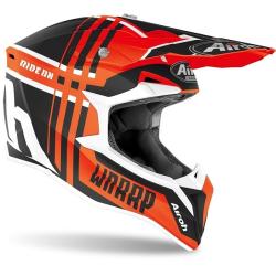 Casco AIROH WRAAP (Arancione-Nero)