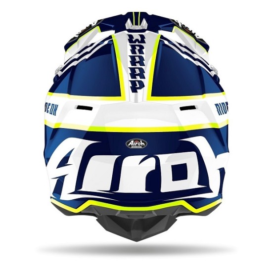 Casco AIROH WRAAP (Azzurro-Giallo)