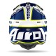 Casco AIROH WRAAP (Azzurro-Giallo)