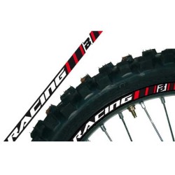 Kit Adesivi Cerchi Blackbird (Rosso)