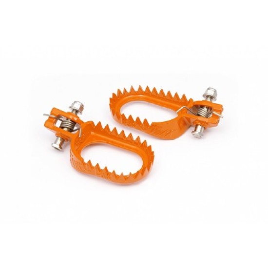 Pedane S3 ENDURO ARRETRATE (ARANCIONE)