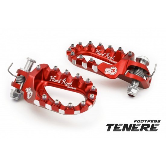 Pedane S3 YAMAHA TENERE' 700 (Col. Rosso)
