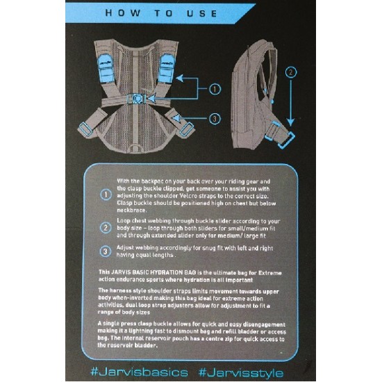 Zaino S3 GRAHAM JARVIS Backpack Hydration 