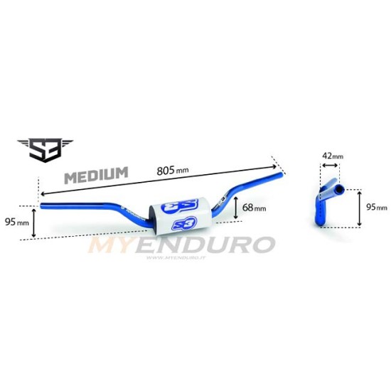 Manubrio S3 MEDIUM 68