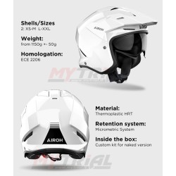 Casco AIROH KOMBAKT (Arancione)