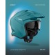 Casco AIROH KOMBAKT (Verde Petrolio)