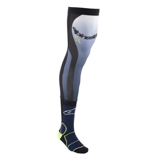CALZE ALTE ALPINESTARS (BLU-GIALLO)