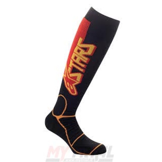 Calze ALPINESTARS MX PRO (Nero-Arancione)