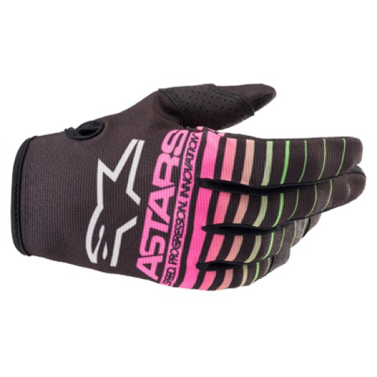 Guanti ALPINESTARS BAMBINO Radar (NERI E ROSA FLUO)