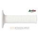 Manopole Domino CROSS/ENDURO BIANCO