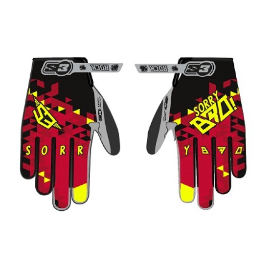 Guanti S3 Sorry Bro (Rosso)