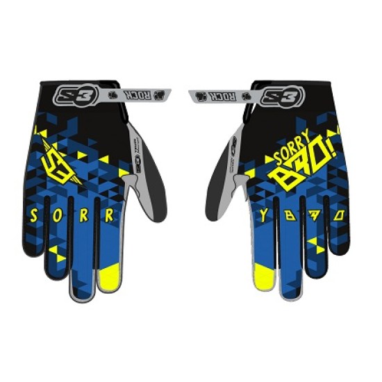 Guanti S3 Sorry Bro (Blu)