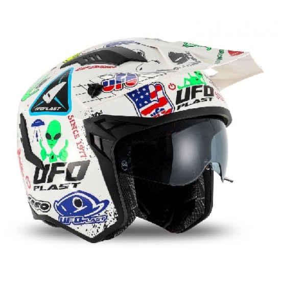 Casco UFO LEGENDARY EDITION (Bianco)