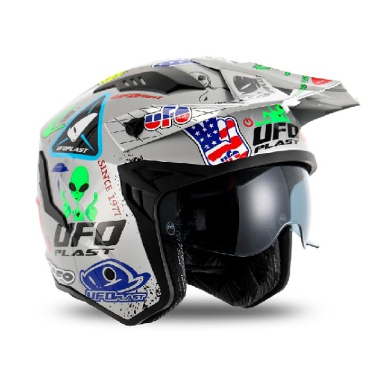 Casco UFO LEGENDARY EDITION (Grigio)