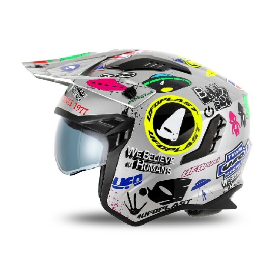 Casco UFO LEGENDARY EDITION (Grigio)