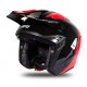 Casco UFO (Nero-Rosso)