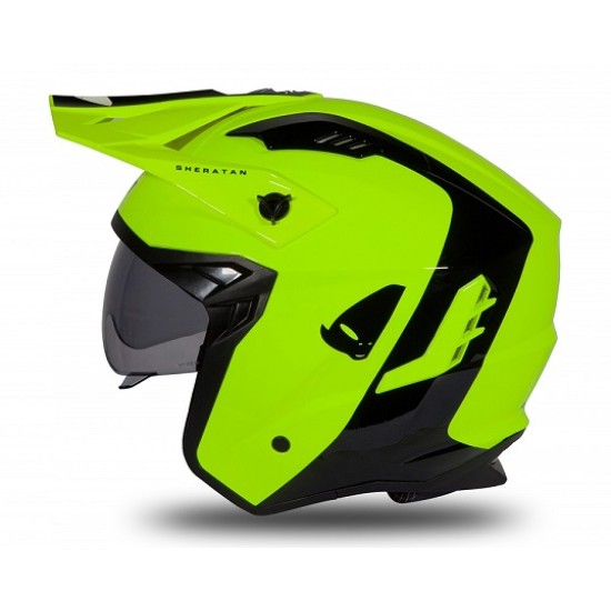 Casco UFO (GialloFluo-Nero)