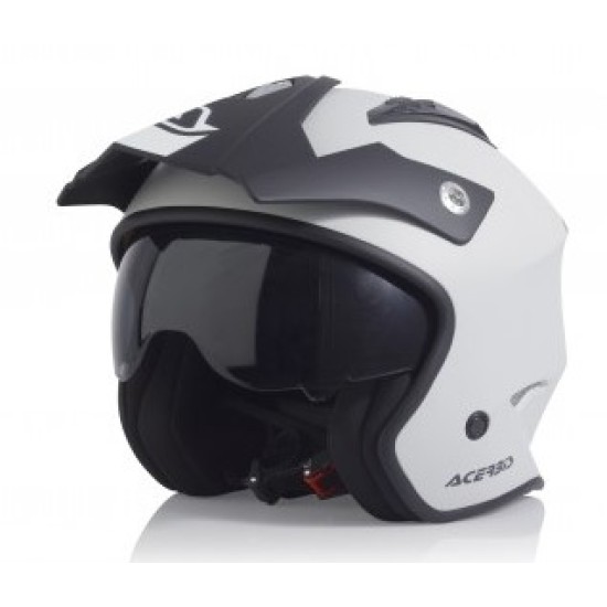 Casco ACERBIS JET ARIA (Grigio Chiaro)