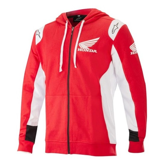 Felpa con Zip e Cappuccio HONDA ALPINESTARS