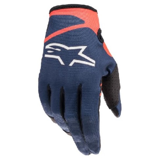 Guanti ALPINESTARS Radar (Blu/Rosso Fluo)