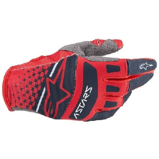 Guanti ALPINESTARS TECHSTAR (Rosso-Blu)