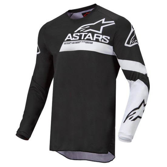 Maglia ALPINESTARS FLUID CHASER (Black-White)