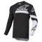 Maglia ALPINESTARS FLUID CHASER (Black-White)