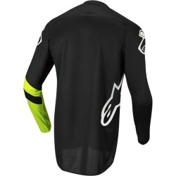 Maglia ALPINESTARS FLUID CHASER 2022 (Nero-Giallo fluo)