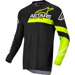 Maglia ALPINESTARS FLUID CHASER 2022 (Nero-Giallo fluo)