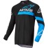 Maglia ALPINESTARS FLUID CHASER  (Nero-Blu neon)
