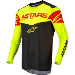 Maglia ALPINESTARS FLUID TRIPPLE 2022 (Black-Yellow)