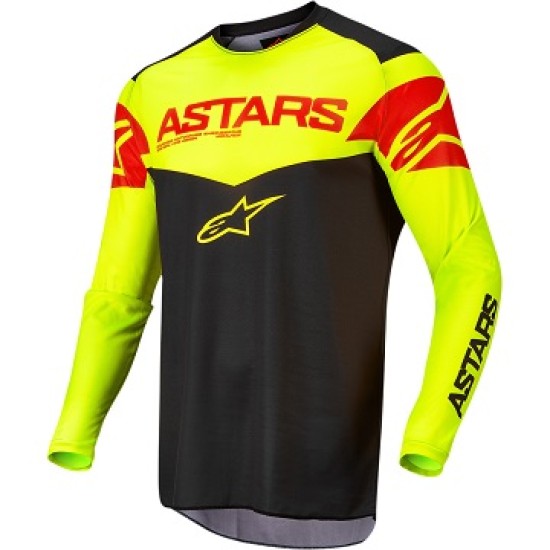 Maglia ALPINESTARS FLUID TRIPPLE 2022 (Black-Yellow)