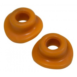 Copertura Valvole Pneumatici in Silicone (Arancione)