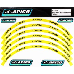 Kit Adesivi Cerchi APICO (Giallo)