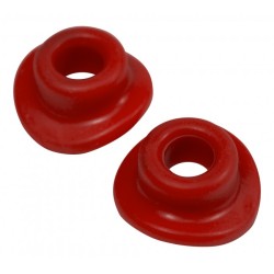 Copertura Valvole Pneumatici in Silicone (Rosso)