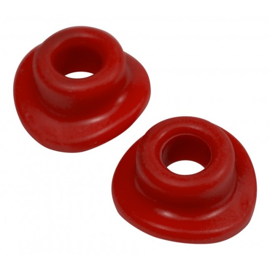Copertura Valvole Pneumatici in Silicone (Rosso)