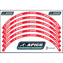Kit Adesivi Cerchi APICO (Rosso)