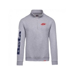 Felpa con zip 1/4 BETA Trueba (GRIGIA)