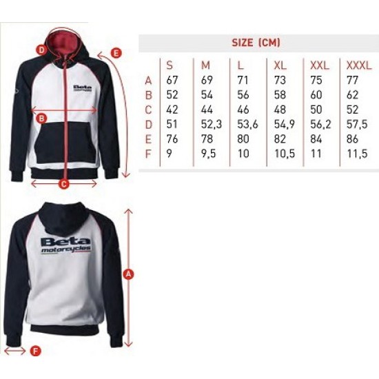 Felpa con Cappuccio BETA 