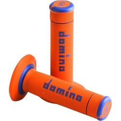 Manopole Domino Arancione Azzurro