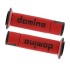 Manopole DOMINO RACING Forate (ROSSO & NERO) A450
