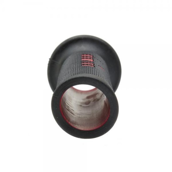 Manopole DOMINO RACING Forate (Nero/Rosso)