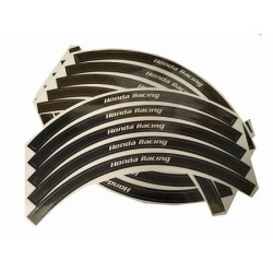 Kit Adesivi Cerchi HONDA (Nero)