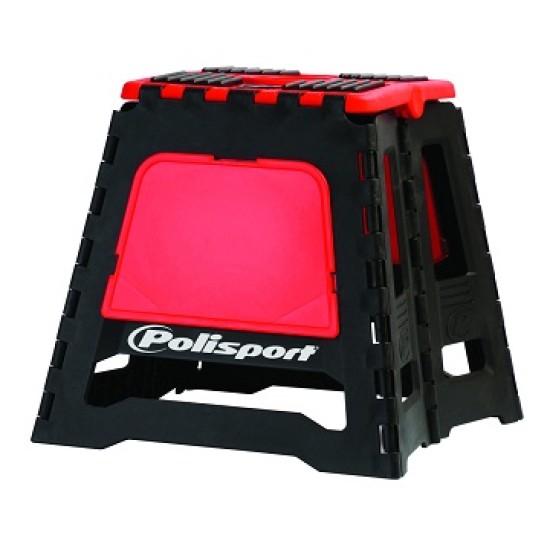 Cavalletto Moto POLISPORT Pieghevole (Rosso)