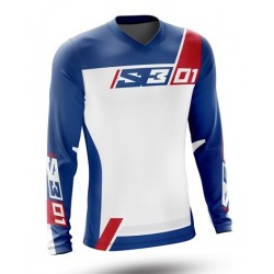 Maglia S3 TRIAL & ENDURO 01 (BLUE-RED)