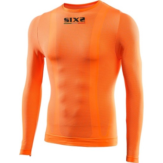 Maglia SIX2 TS2C ARANCIONE FLUO con Predisposizione Paraschiena